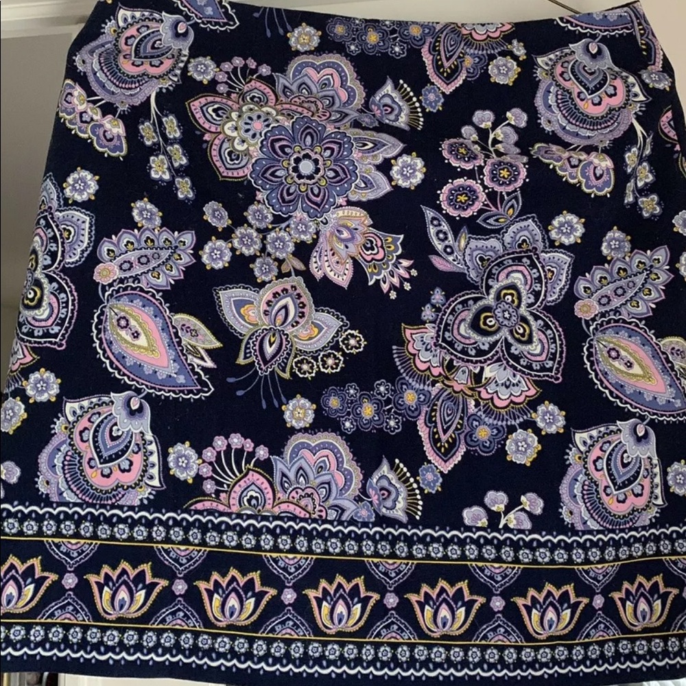 NWT Talbots paisley skirt
